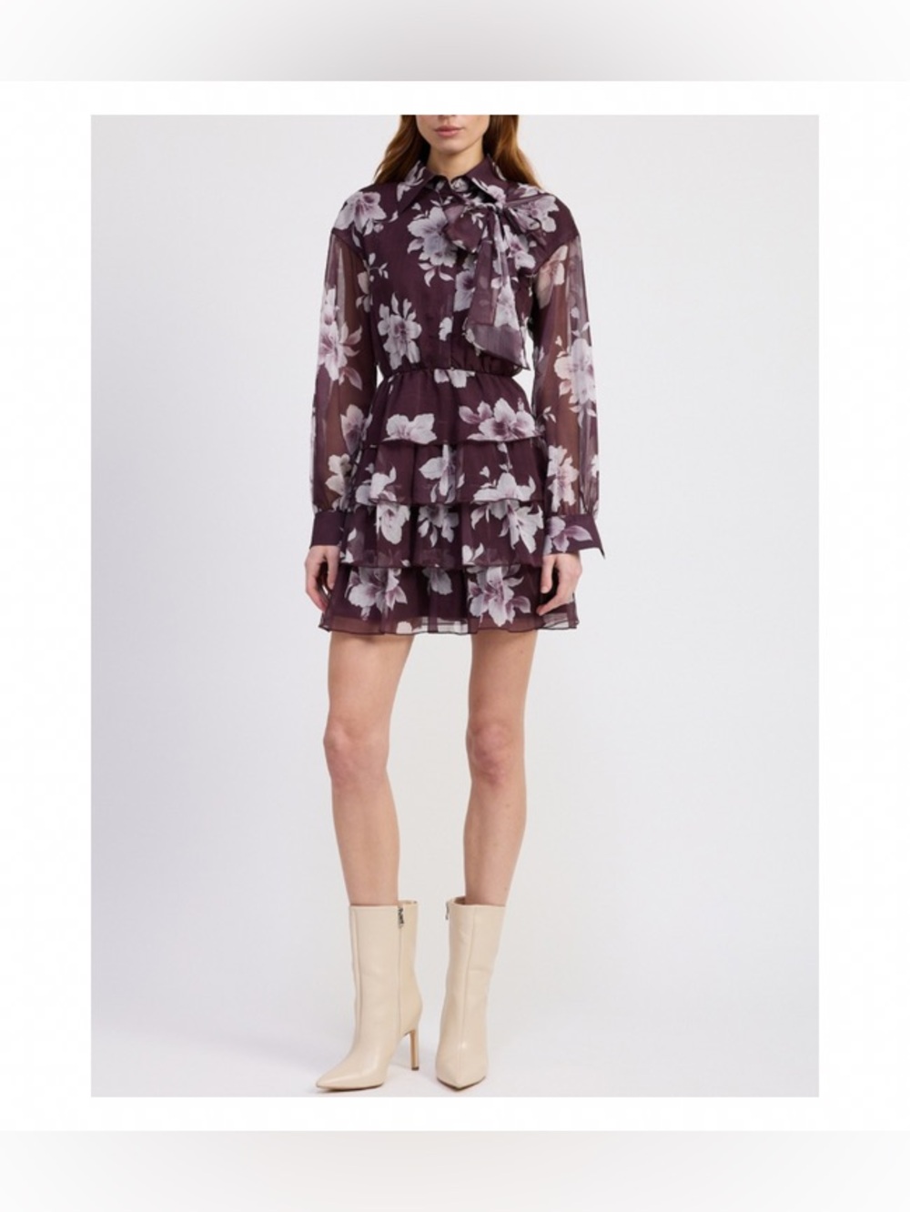 MSRP $128 EN SAISON Annaliese Mini Dress Small NWT